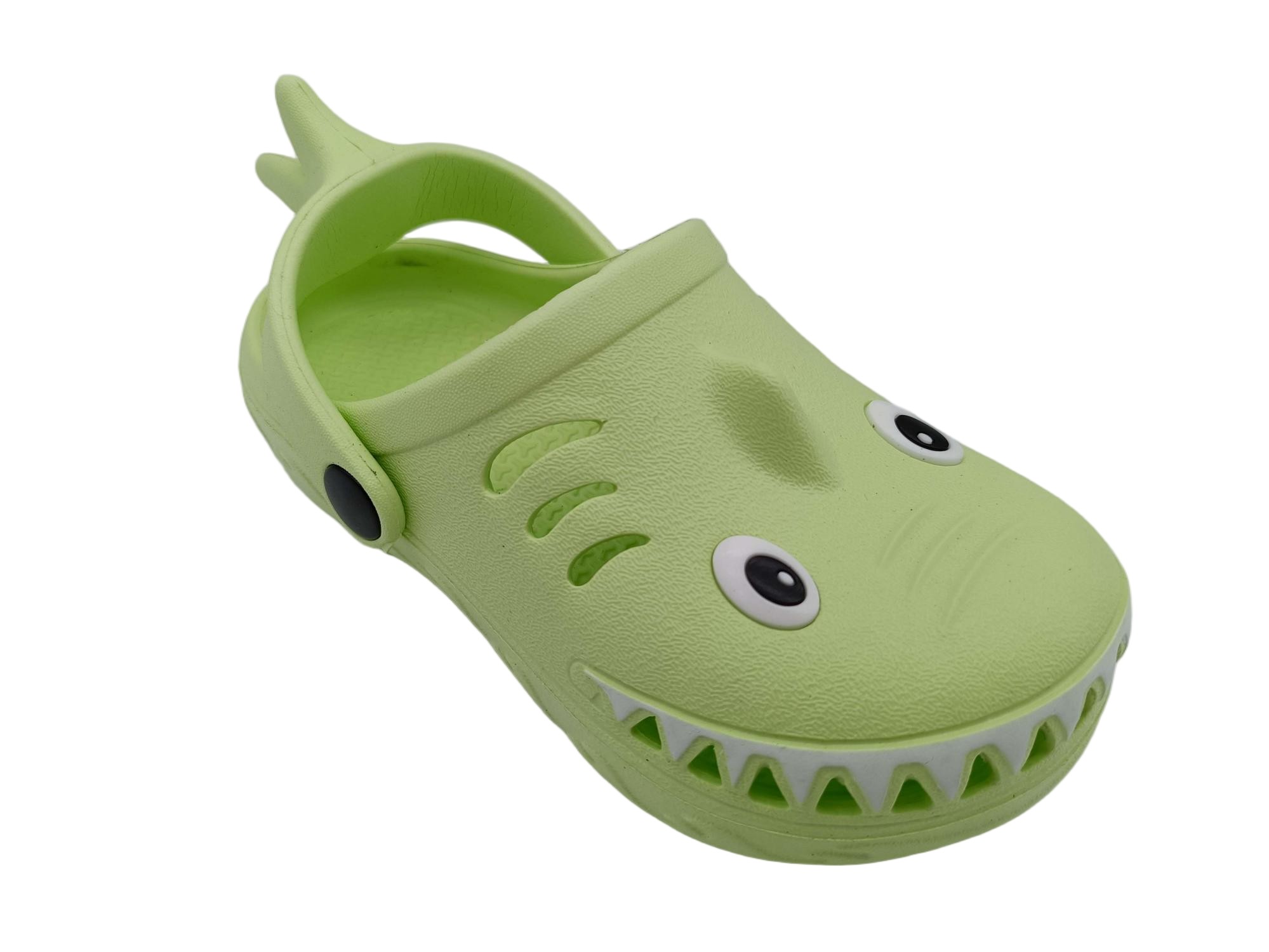 Customized EVA Kids 3D shark Anti Slip Clogs Shoes - TNGX4011-1