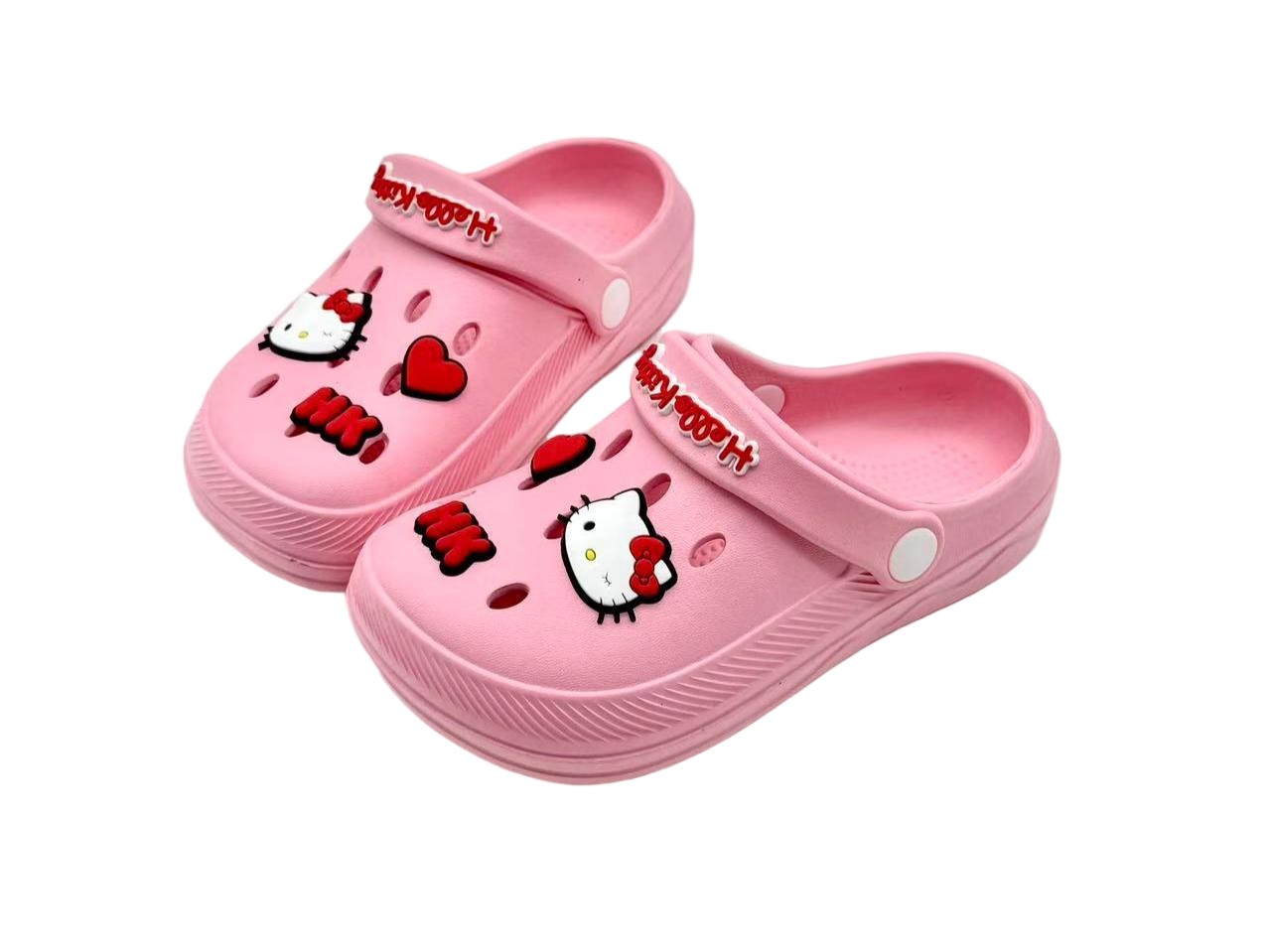 Customized EVA Kids 3D decoration Anti Slip Clogs Shoes - TNLLF6001-2
