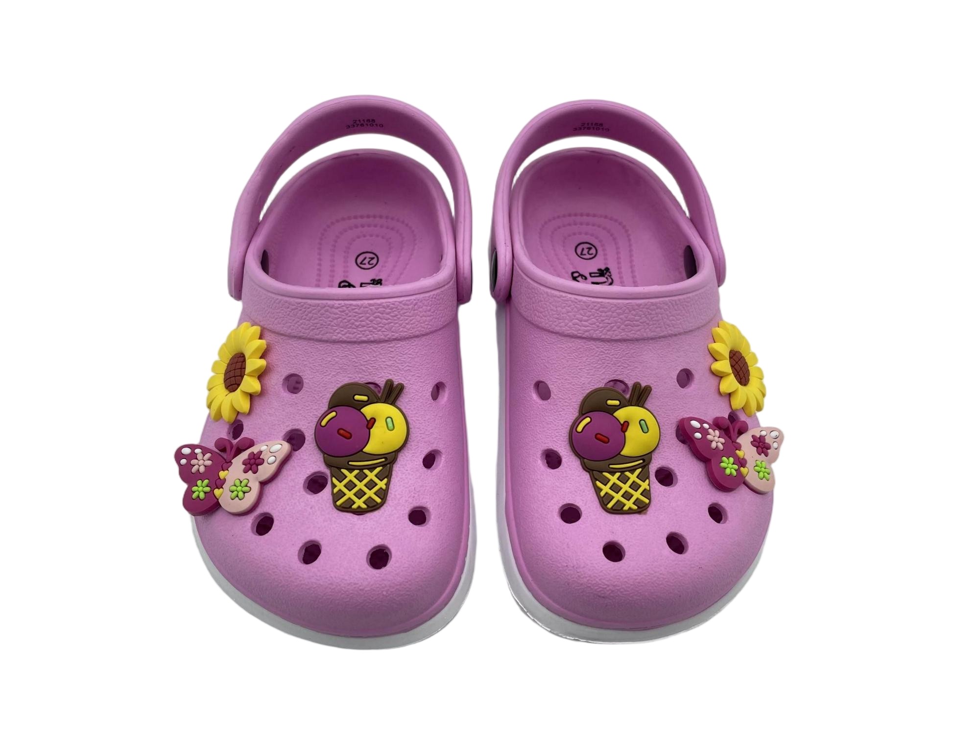 Customized EVA Kids 3D decoration Anti Slip Clogs Shoes - TNMT230301-2