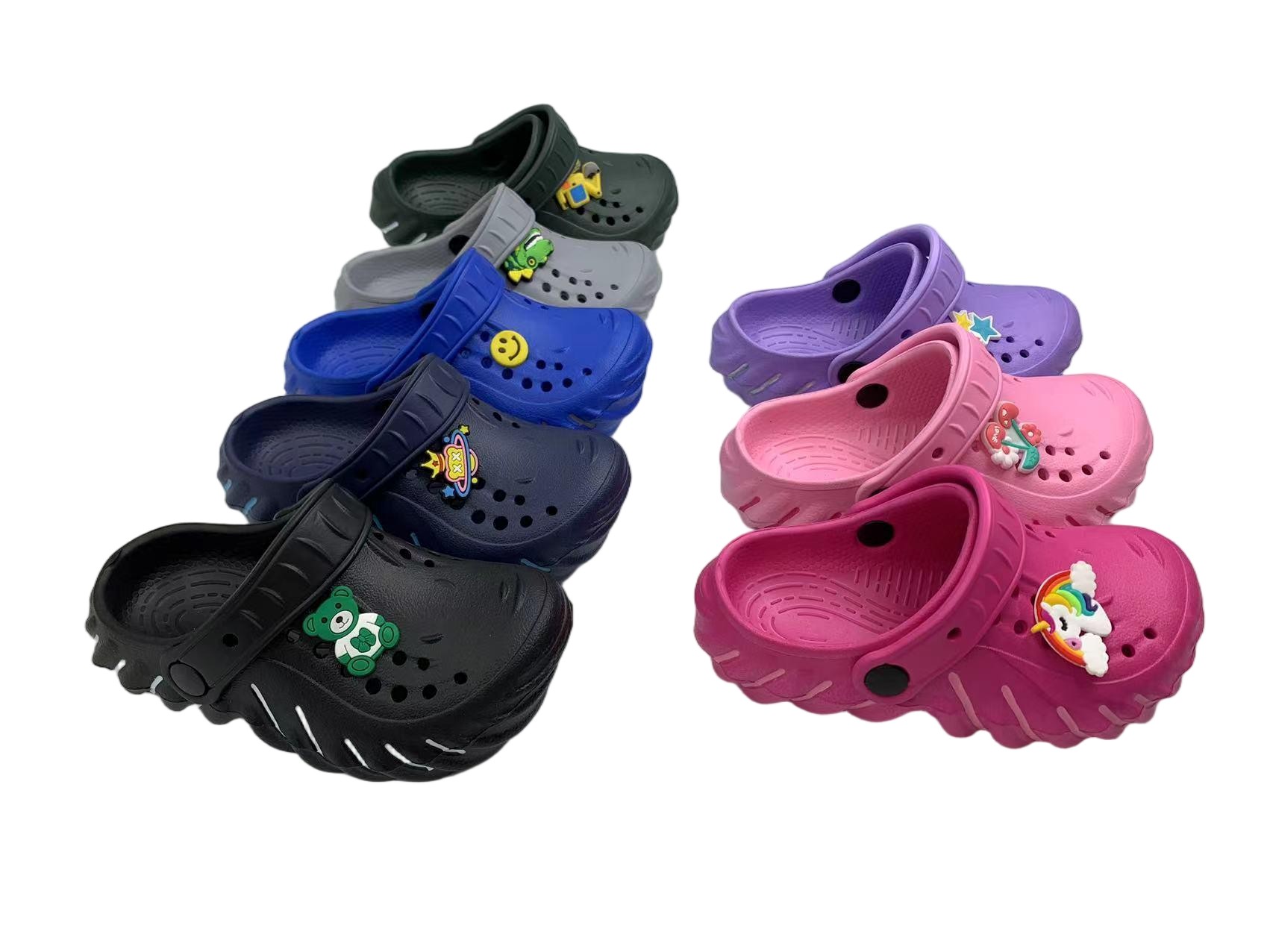 Customized EVA Kids decoration Anti Slip Clogs Shoes - TNMT230403-8
