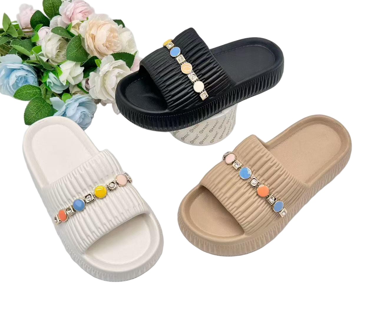 Customized EVA Anti Slip Summer Slides Shoes - TNPA6001-7