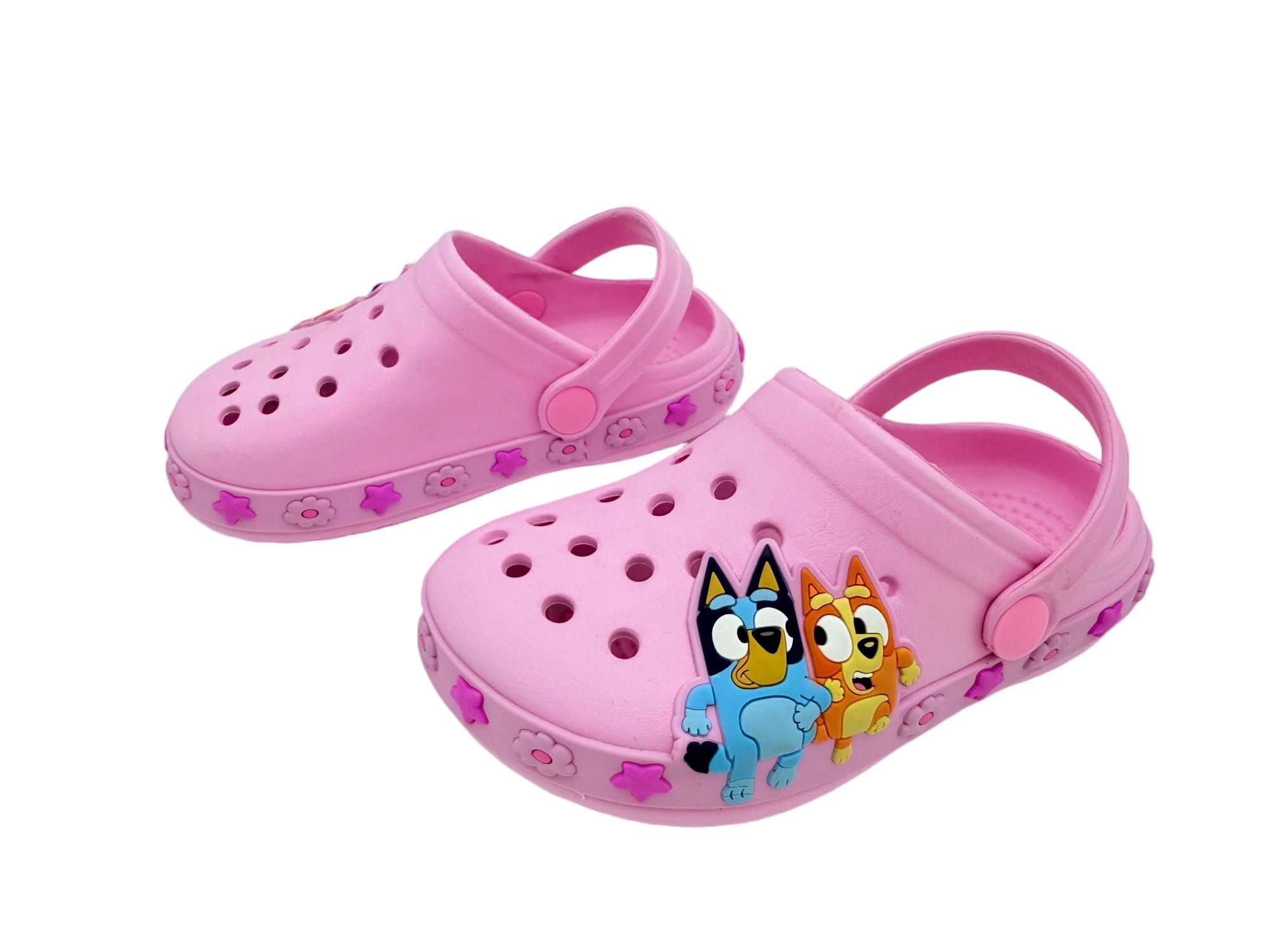 Customized EVA Kids 3D decoration and 3D strap on side wall Anti Slip Clogs Shoes - TNQ425-1