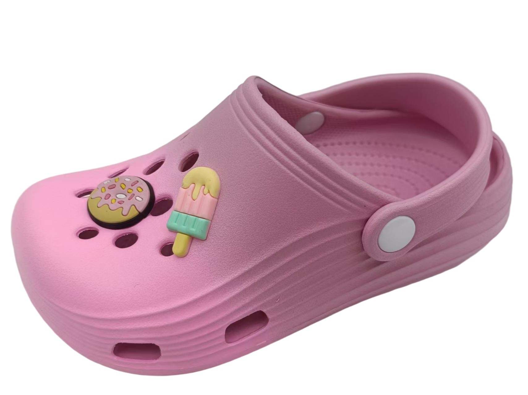 Customized EVA Kids decoration and fade painting Anti Slip Clogs Shoes - TNQX5001-2