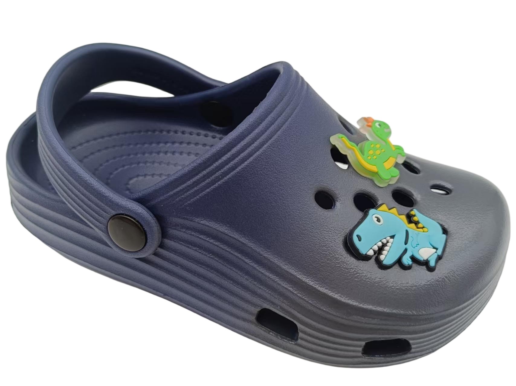 Customized EVA Kids decoration and fade painting Anti Slip Clogs Shoes - TNQX5001-4