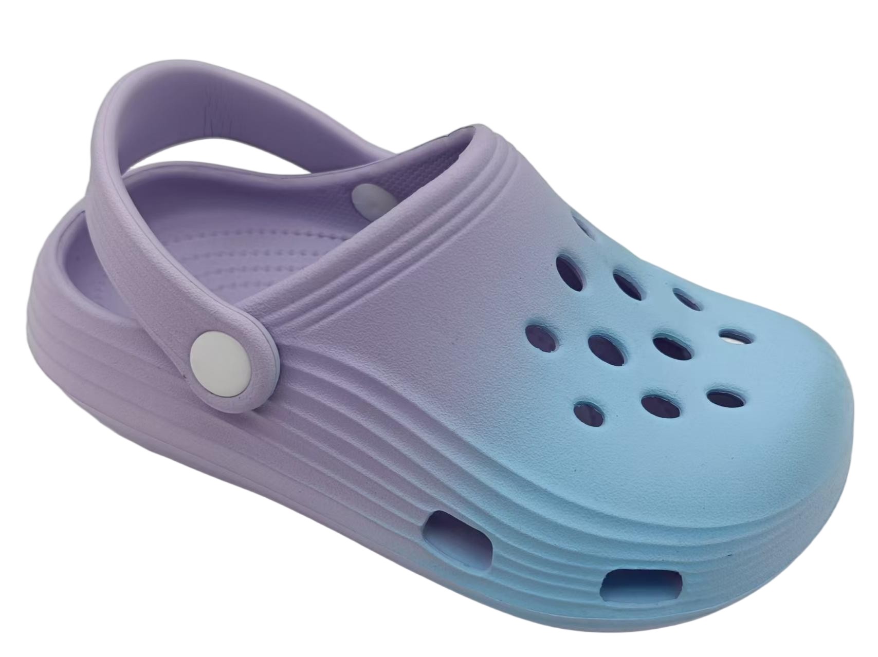 Customized EVA Kids decoration and fade painting Anti Slip Clogs Shoes - TNQX5001-5