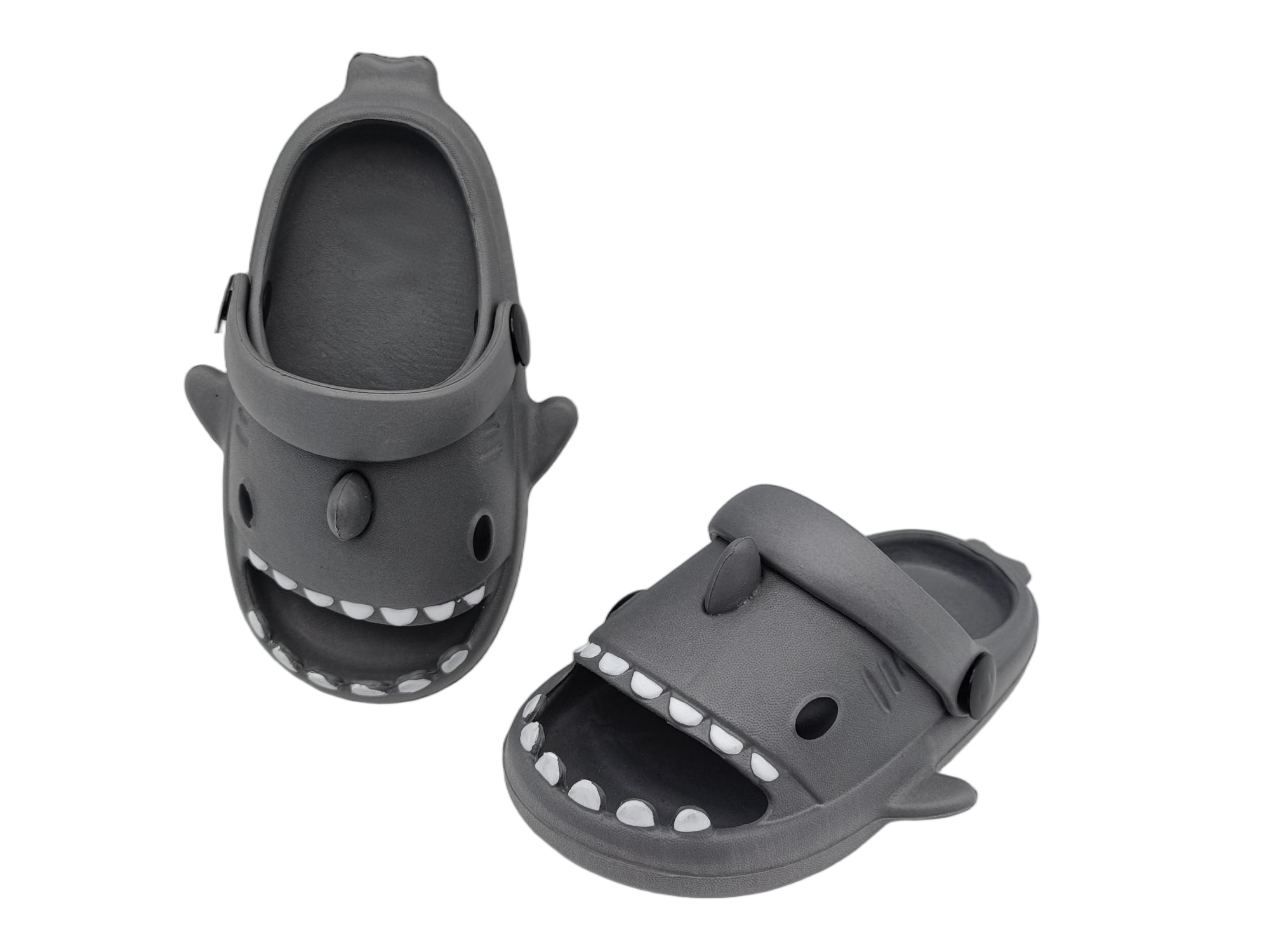 Customized EVA Kids 3D shark Anti Slip Sandals Shoes - TNSY0007-4